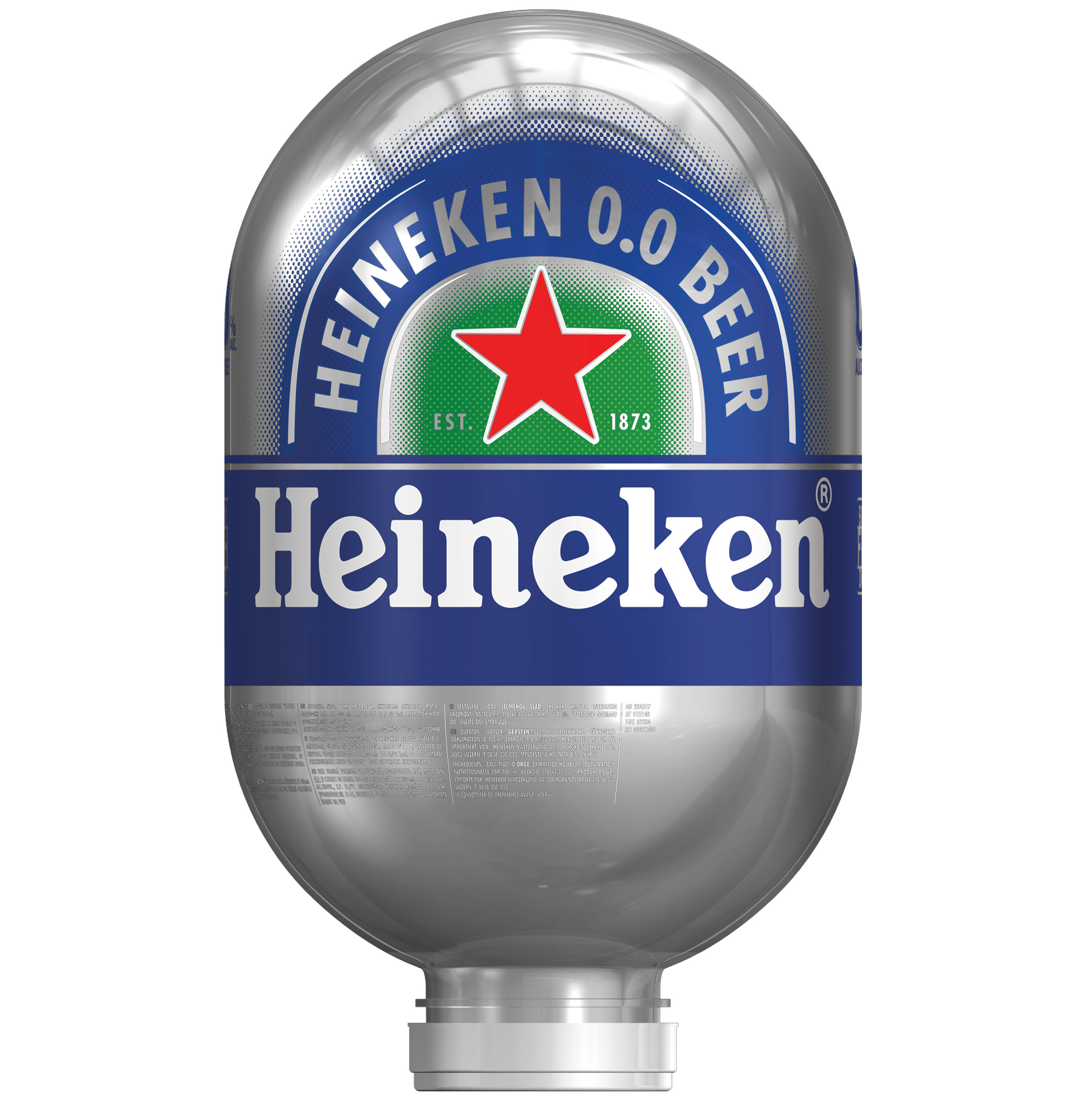 Heineken 0.0 Blade Fust 8 ltr