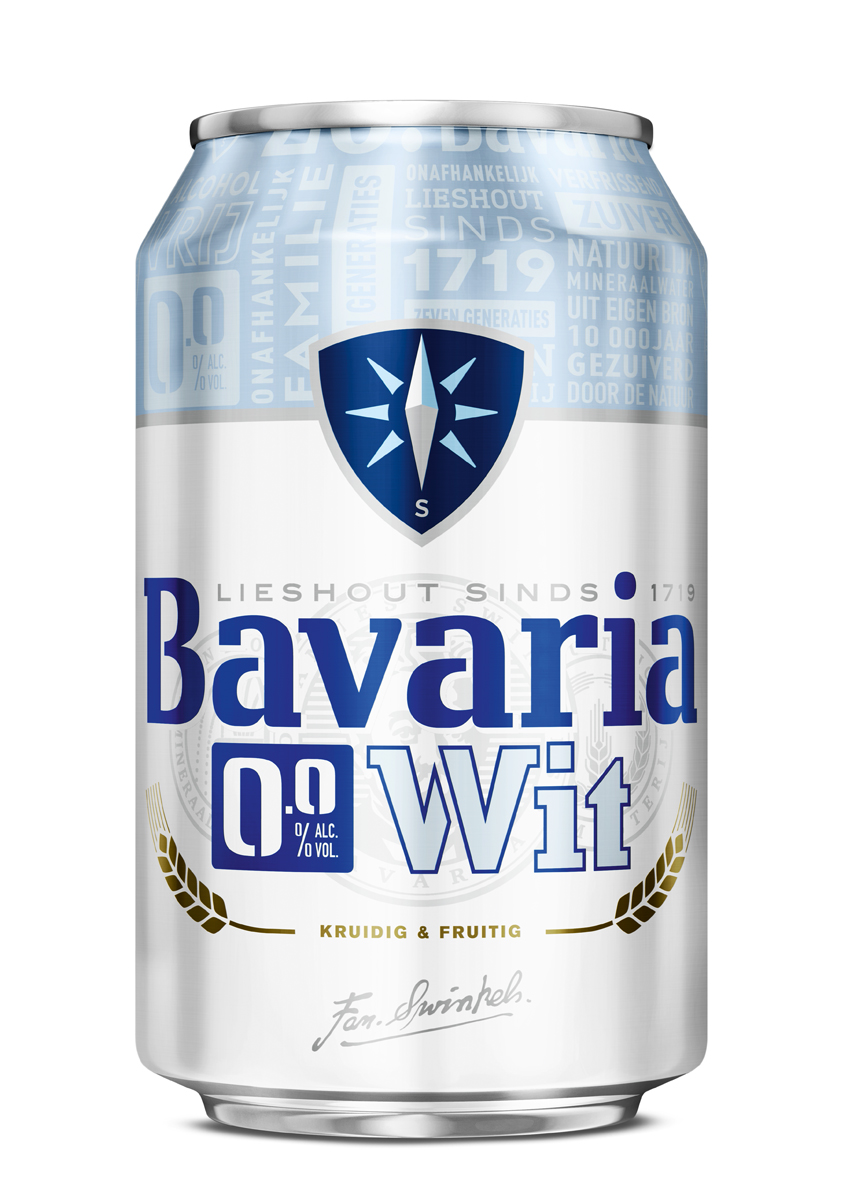 Bavaria Wit 0% blik Tray 4x6x33 cl