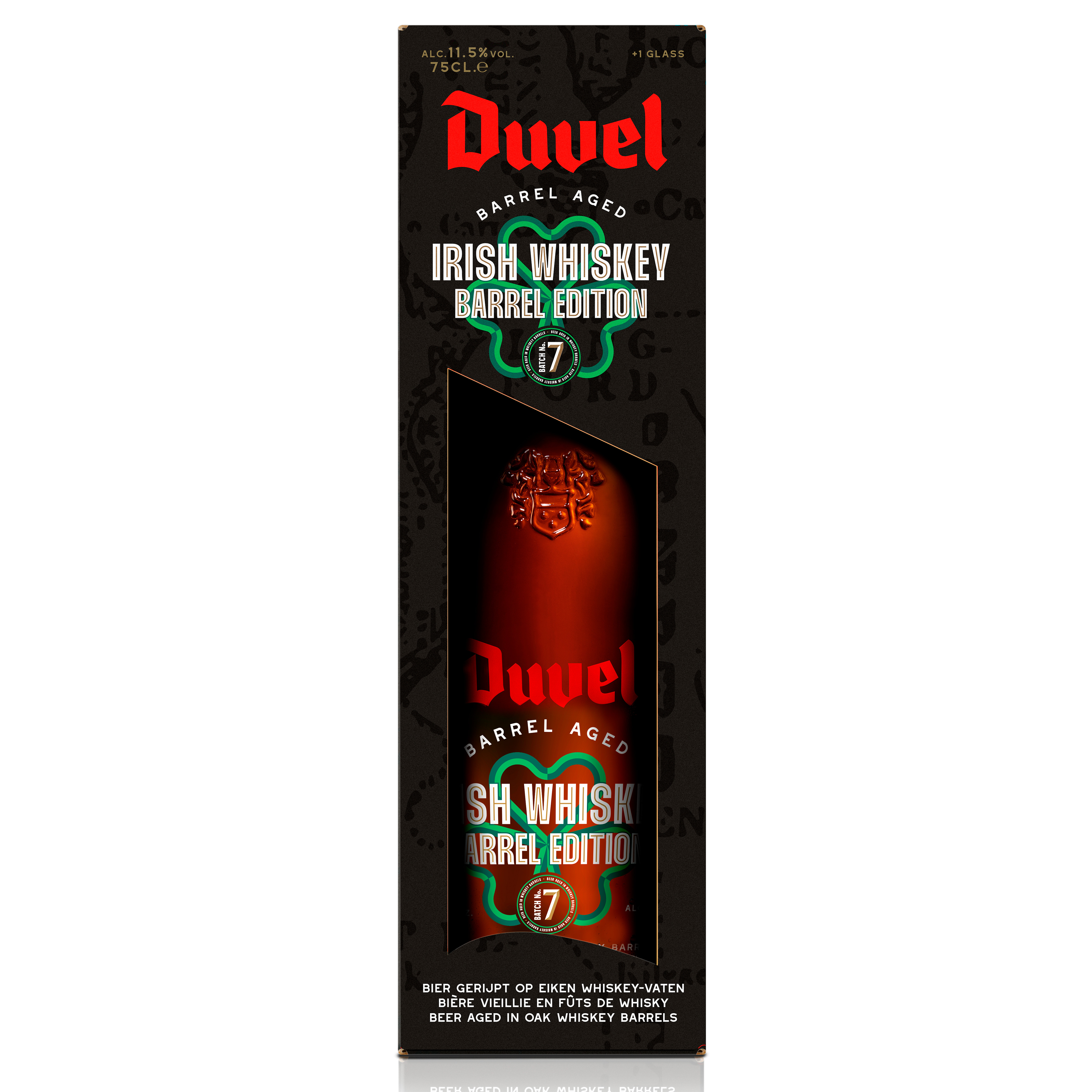 Duvel BAR Ierse Whiskey GV +glas Doos 6x75 11,5%