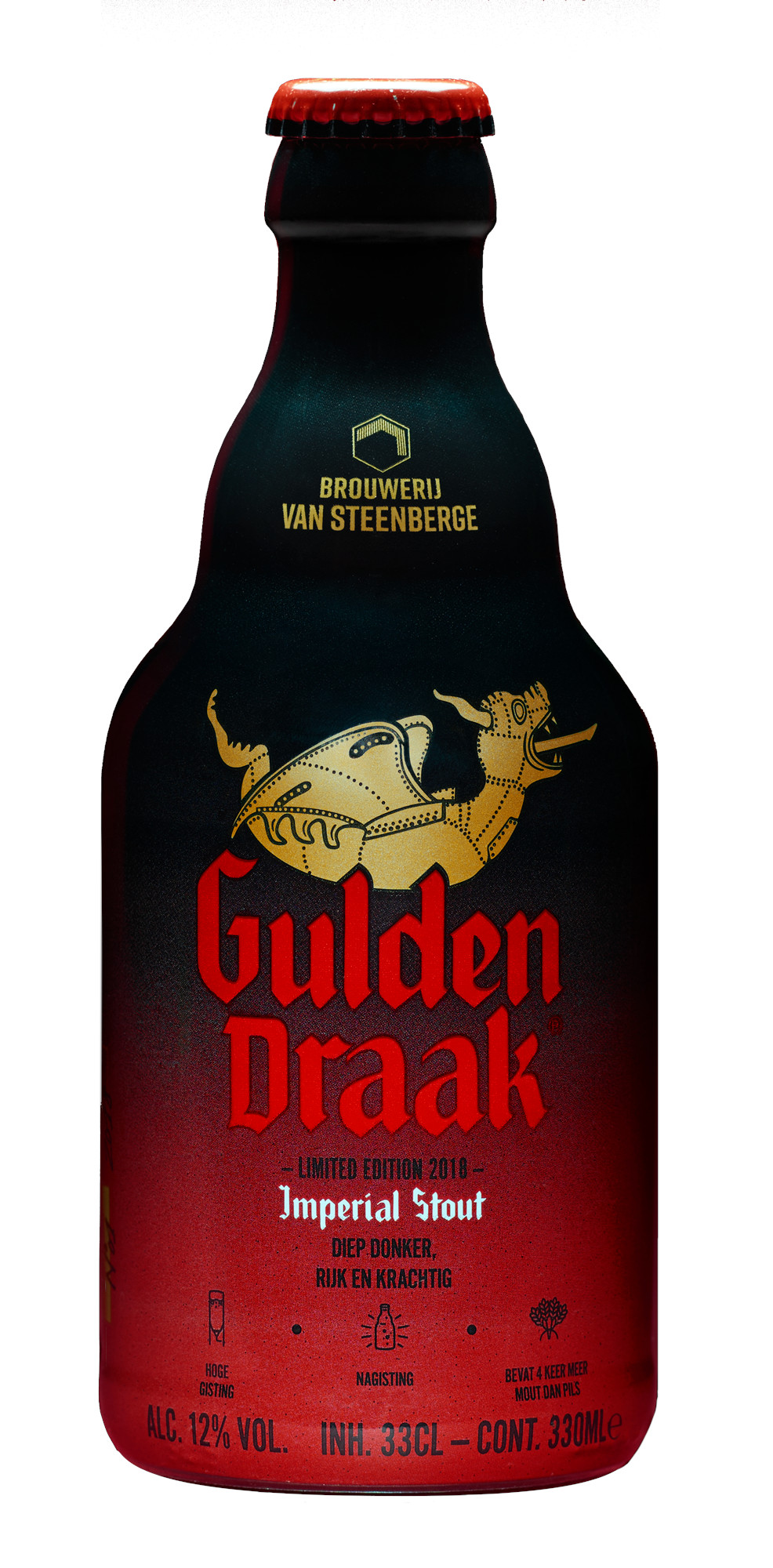 Gulden Draak Imperial Stout Krat 24x33 cl 12%
