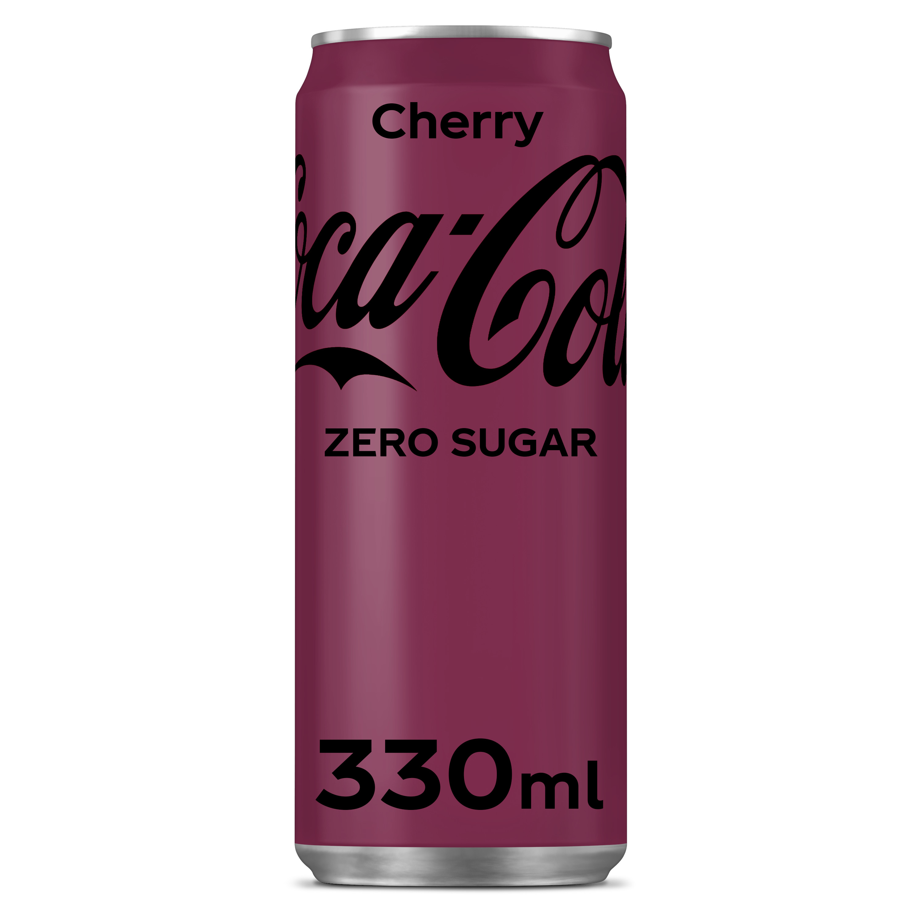 NEW Coca Zero Cherry Sleek blik Tray 24x33 cl