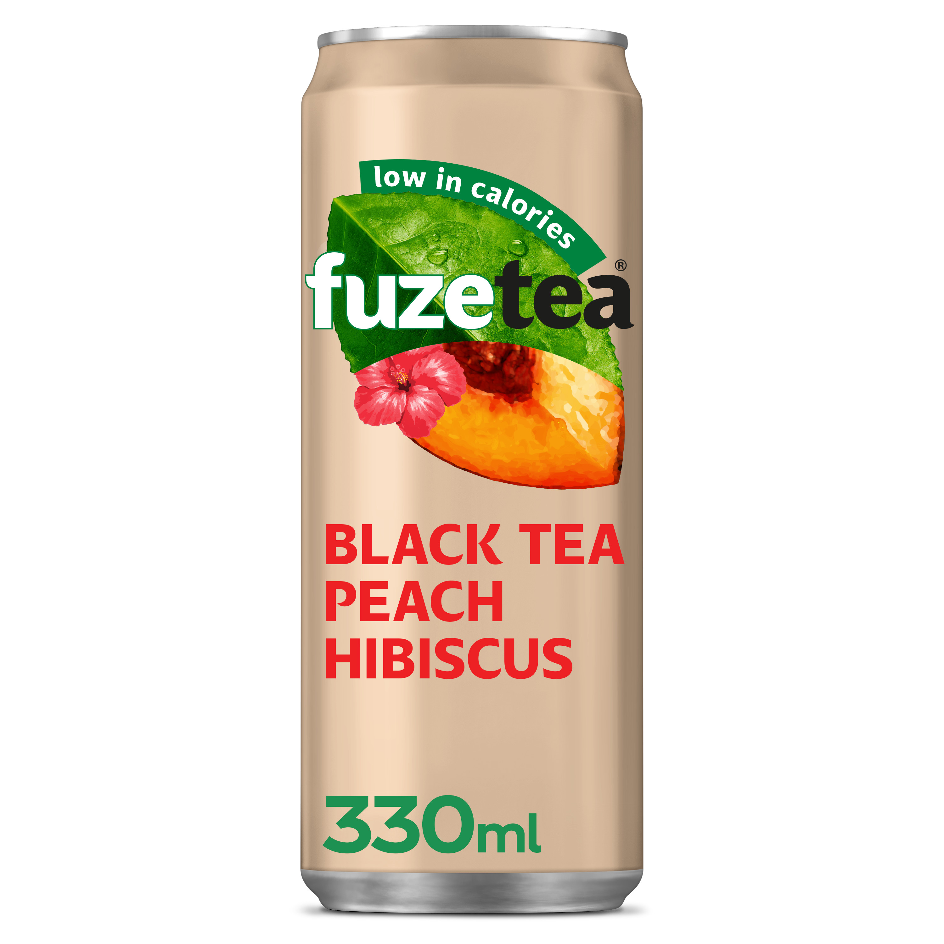 Fuze Tea Peach Hibiscus Sleek blik Tray 24x33 cl