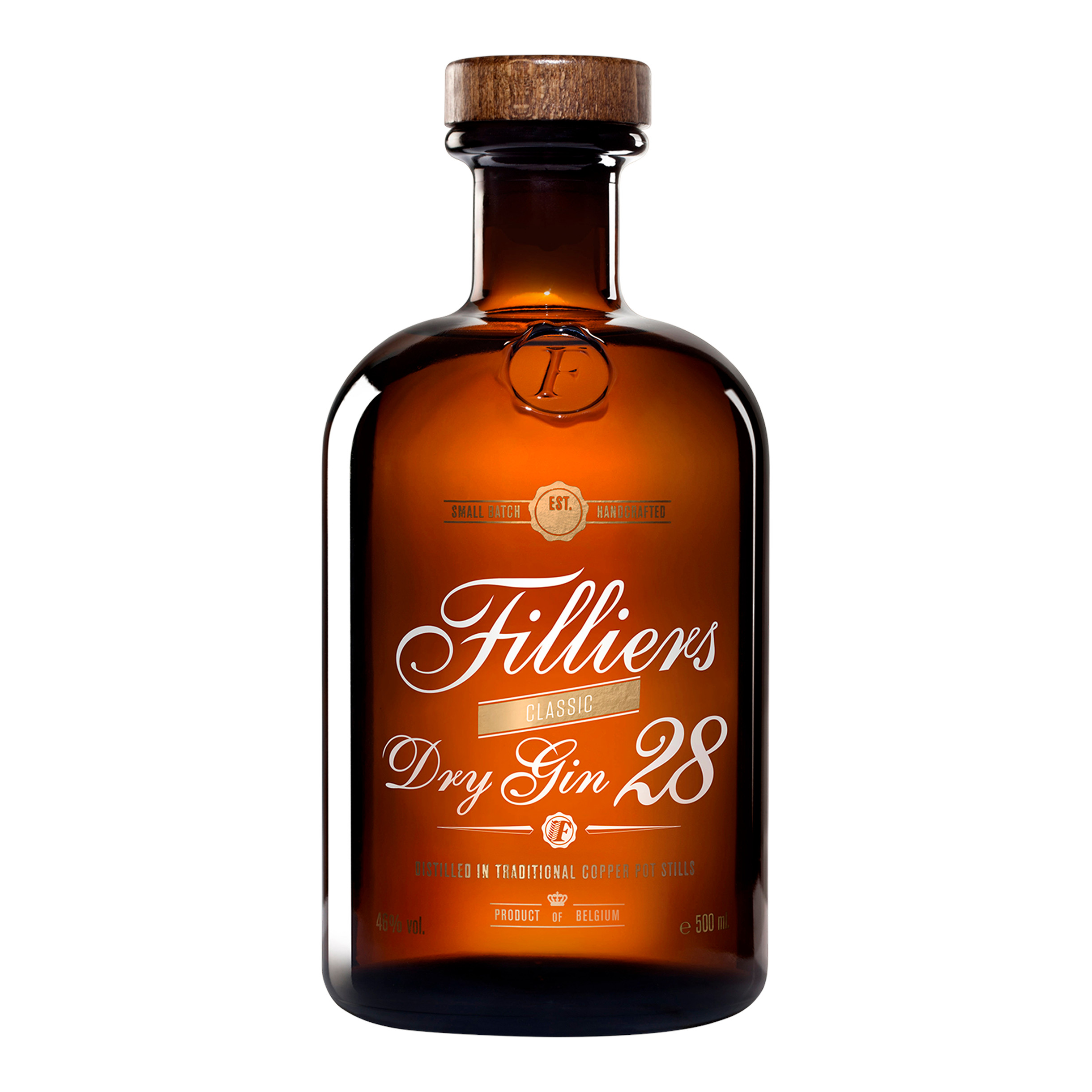Filliers Dry Gin 28 Fles 50 cl 46%