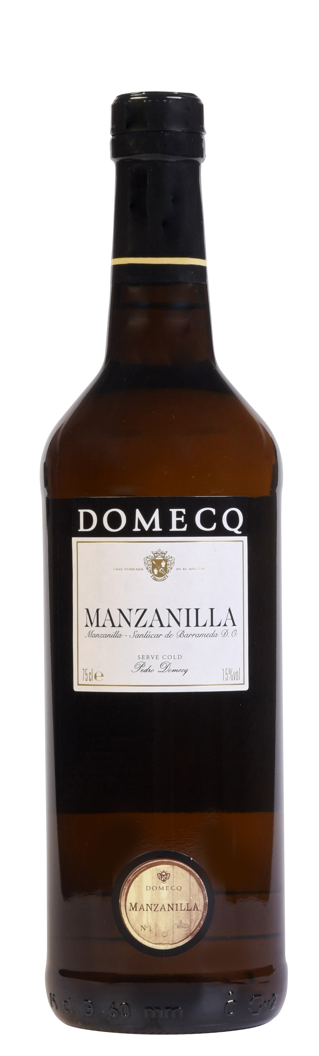 Domecq Manzanilla Fles 75 cl 15%