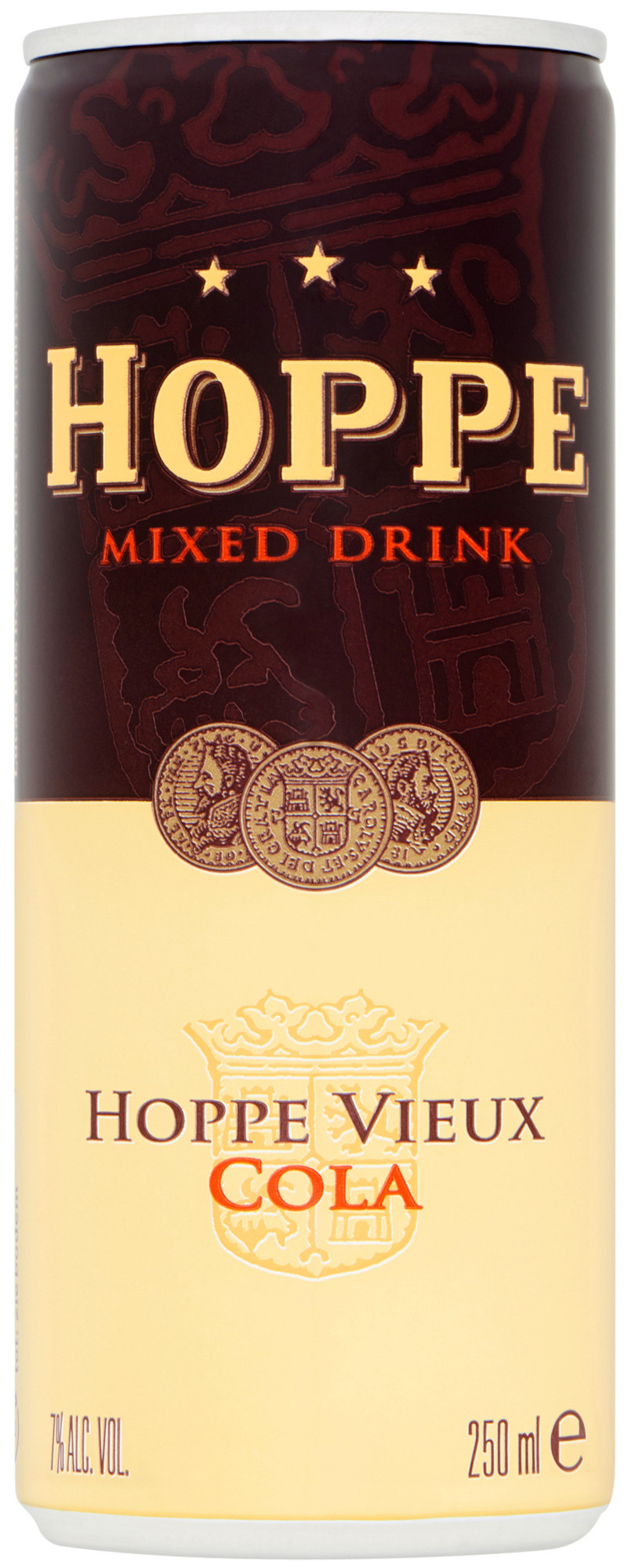 Hoppe Vieux Cola blik Tray 12x25 cl 7%