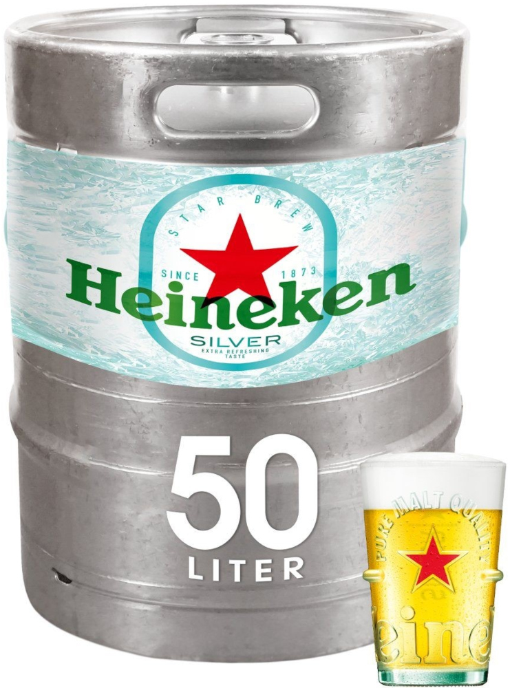 Heineken Silver Fust 50 ltr 4%