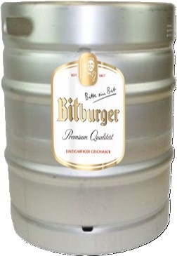 Bitburger Pils Fust 50 ltr 4,8%