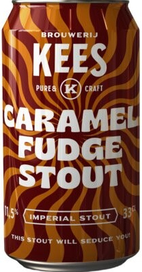 Kees Caramel Fudge Stout blik Doos 12x33 cl 11,5%