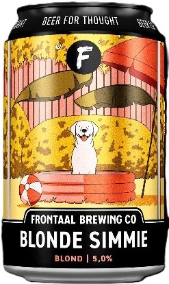 Frontaal Blonde Simmie blik Doos 12x33 cl 5%