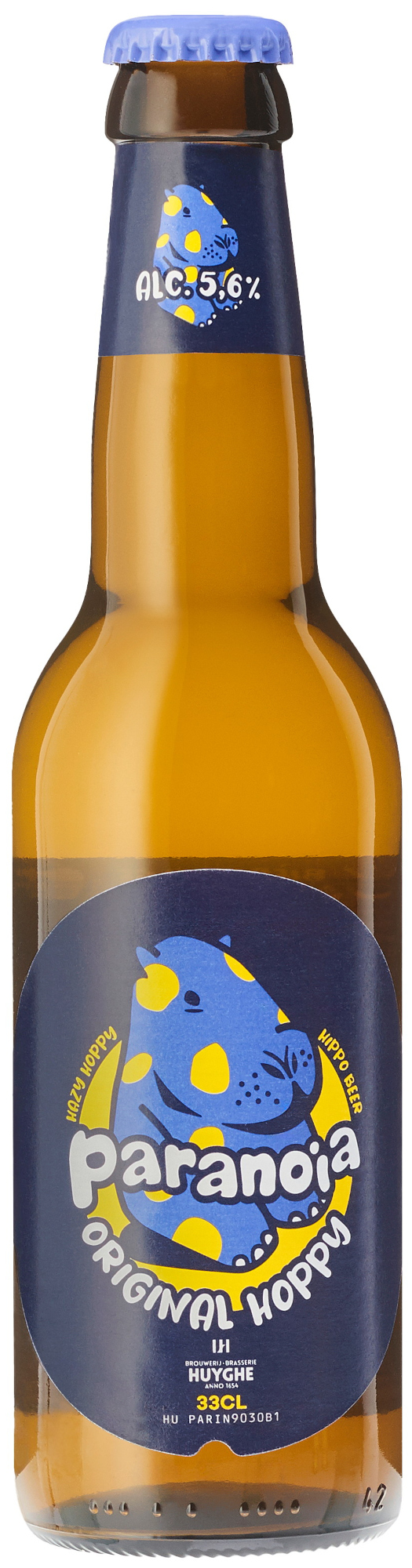 Paranoia Alcoholvrij Tray 24x33 cl 0,3%