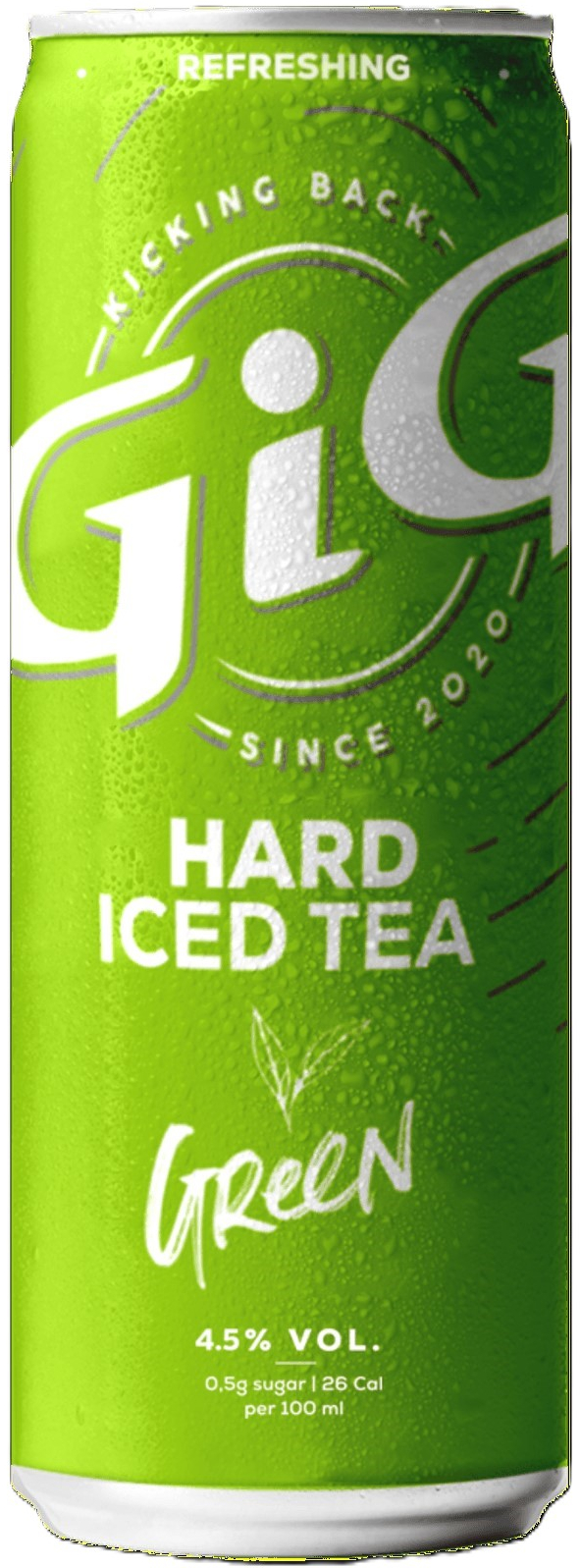 GIG Hard Iced Tea Green blik Tray 24x33 cl 4,5%