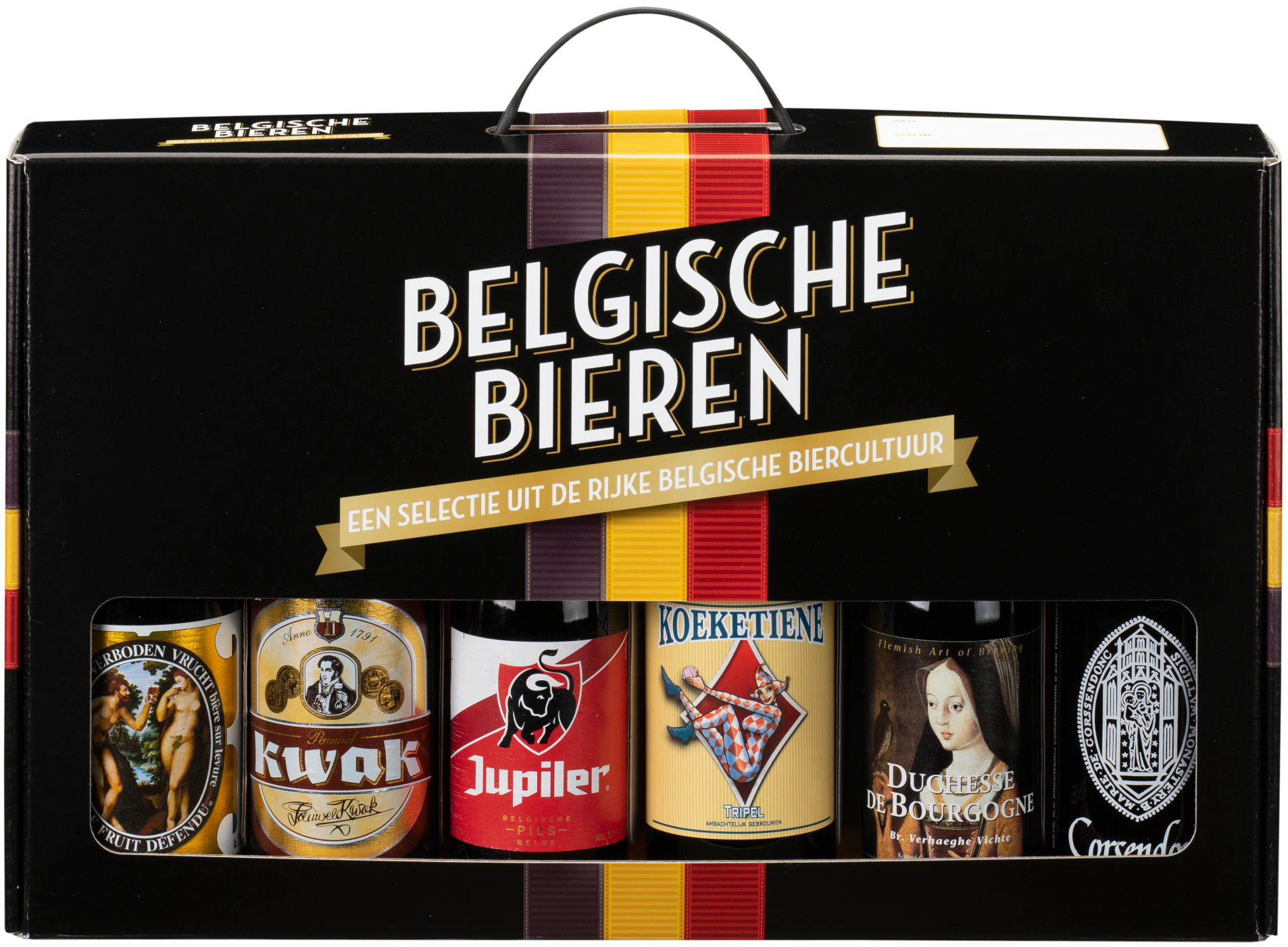 Belgie GV bier div. Doos 4x6x33 cl 6,3%