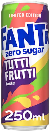 Fanta Tutti Frutti Zero blik Tray 12x25 cl
