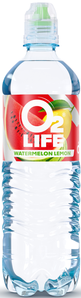O2 Life Watermelon Lemon pet Tray 6x75 cl
