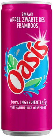 Oasis Appel Cassis Framb. blik Tray 4x6x33 cl