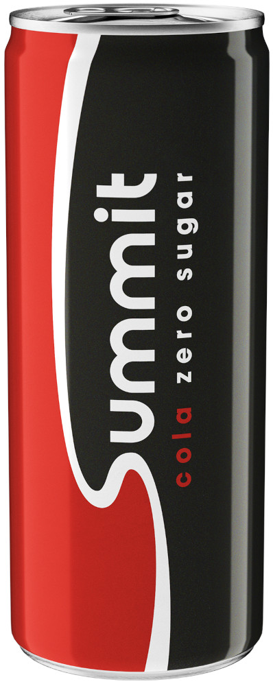 Summit Cola Zero blik Tray 24x25 cl
