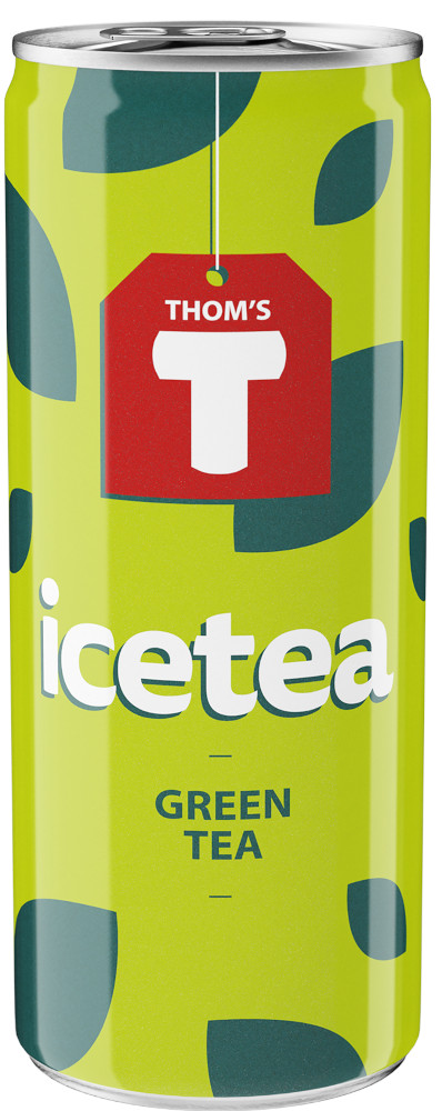 Thom's T Green Tea blik Tray 24x25 cl