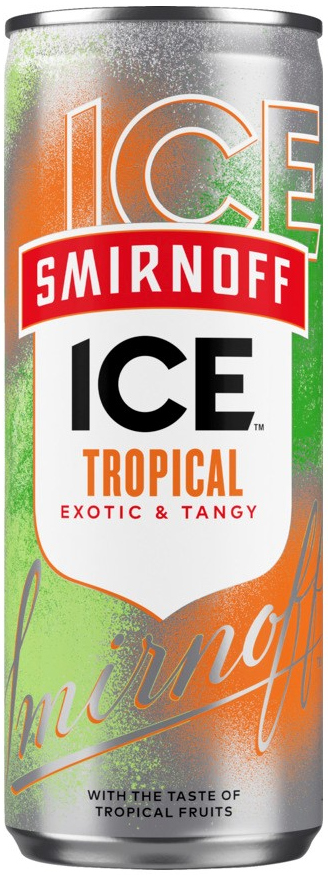 Smirnoff Ice Tropical blik Tray 12x25 cl 4%