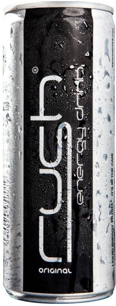 Rush Energy Vodka Premix blik Tray 12x25 cl 5%