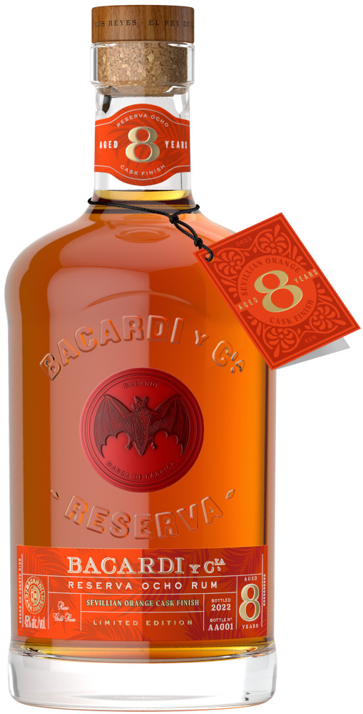 Bacardi Reserva Ocho Sevillian Cask Fles 70 cl 45%