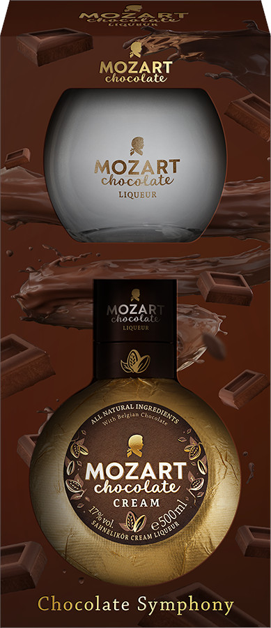 Mozart Chocl.Cream GV+ Sign Glass Fles 50 cl 17%