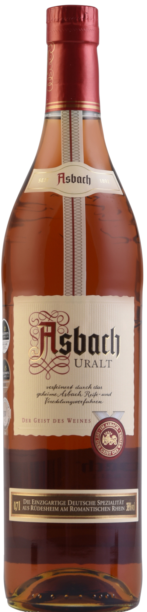 Asbach Uralt Fles 100 cl 38%