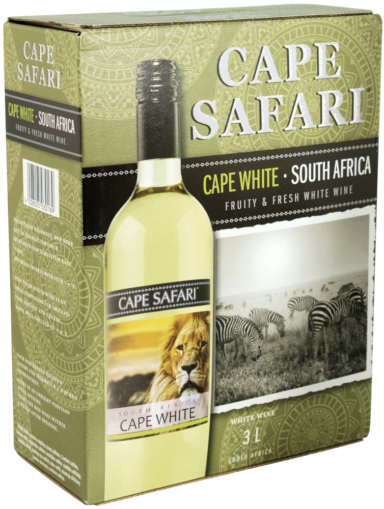 Cape Safari White BIB Doos 3 ltr 12,5%