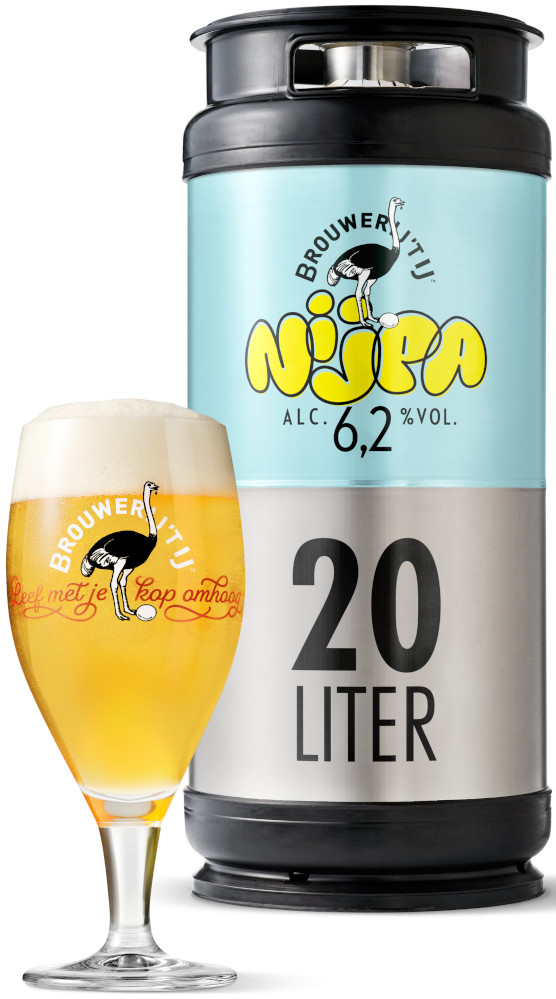 Brouwerij 't IJ NIJPA Fust 20 ltr 6,2%