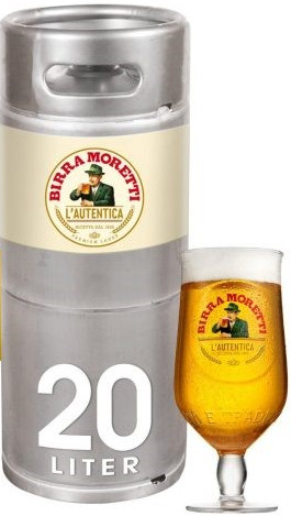 Birra Moretti David Fust 20 ltr 4,6%