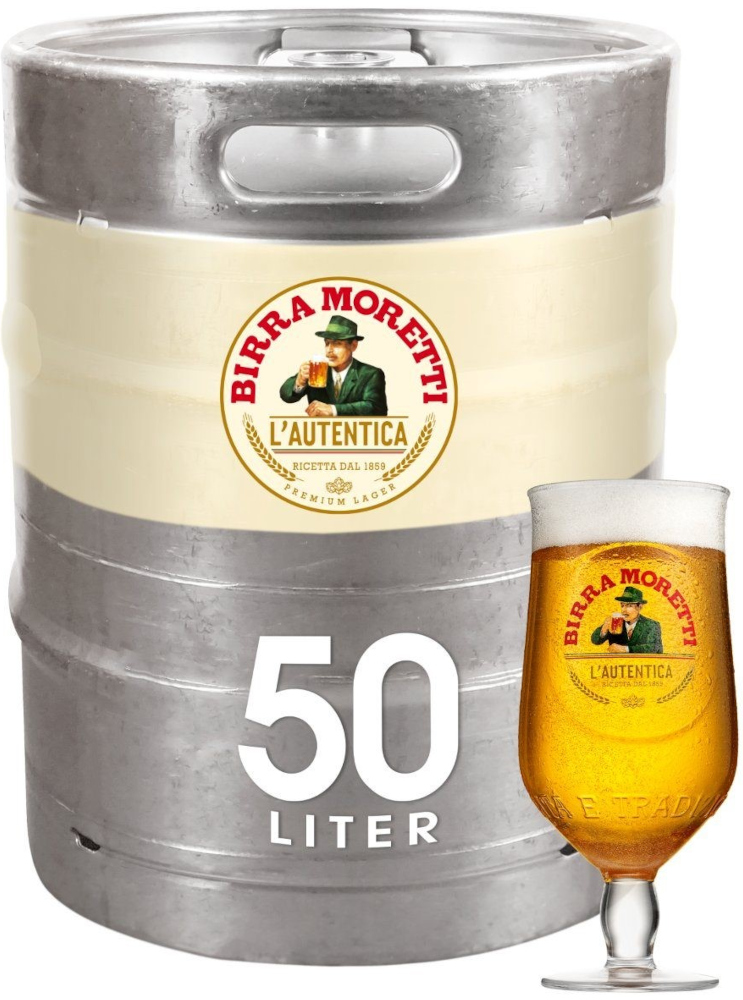 Birra Moretti Fust 50 ltr 4,6%