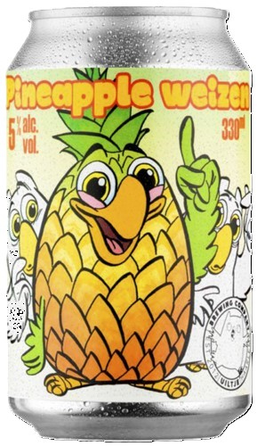 Uiltje Pineapple Weizen blik Doos 12x33 cl 5%