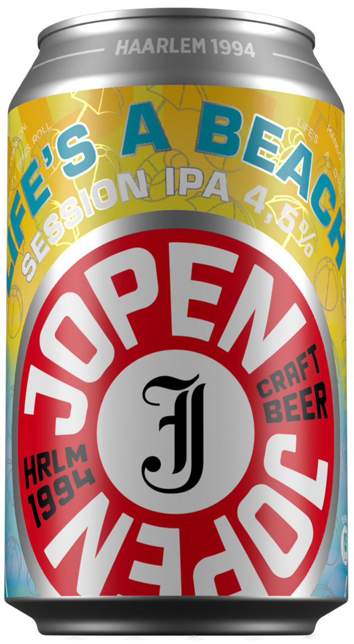 Jopen Life's a Beach blik Doos 12x33 cl 4,5%