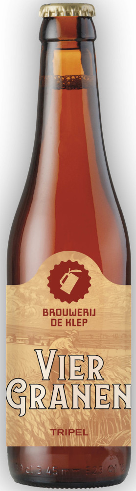 De Klep 4-Granen Tripel Doos 12x33 cl 7,5%