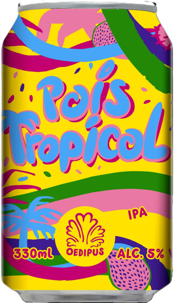 Oedipus Pais Tropical blik Doos 12x33 cl 5%