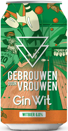 Gebr. D. Vrouwen Gin Wit blik Doos 12x33 cl 6%