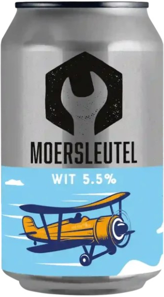 Moersleutel Wit blik Doos 12x33 cl 5,5%
