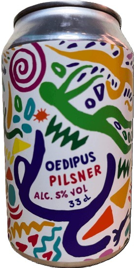 Oedipus Pilsner blik Doos 12x33 cl 5%