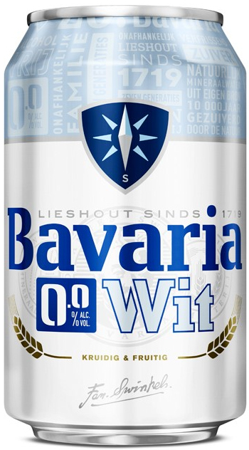 Bavaria Wit 0.0% blik Tray 4x6x33 cl