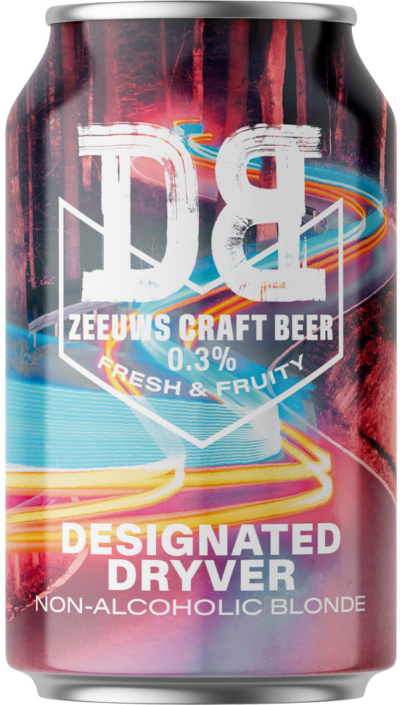 Dutch Bar.Desig.Dryver blik Doos 24x33 cl 0,03%