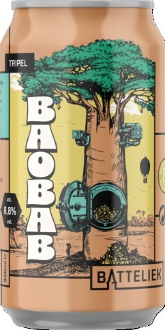 Batteliek Baobab Tripel blik Doos 24x33 cl 8,8%