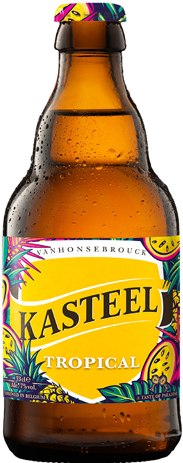 Kasteel Tropical Krat 24x33 cl 7%