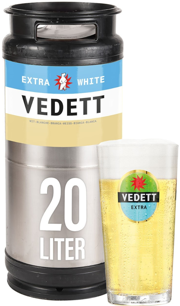 Vedett Extra White Fust 20 ltr 4,7%