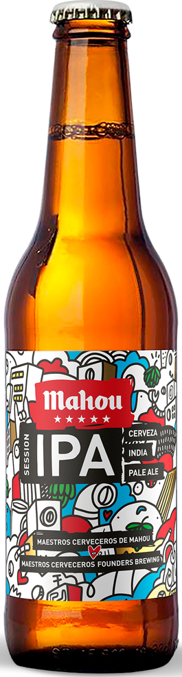 Mahou Session IPA Doos 12x33 cl 4,5%