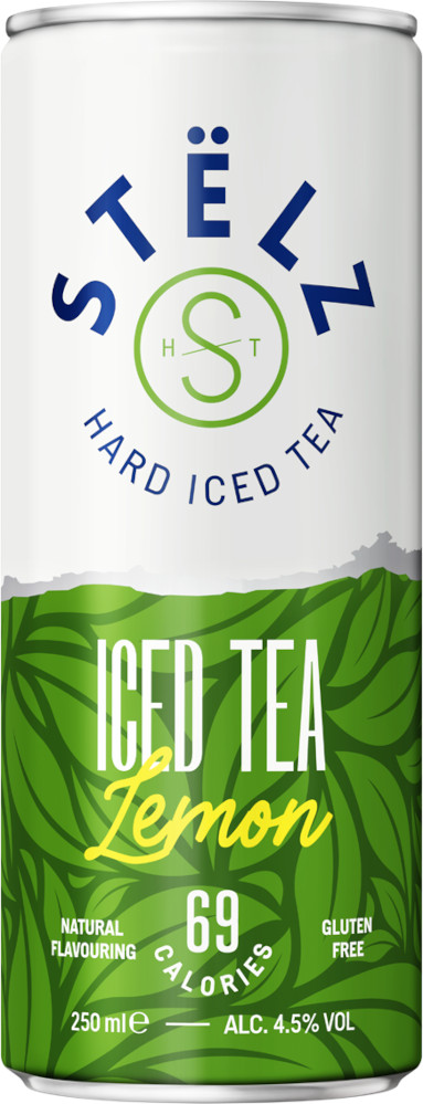 STELZ Hard Iced Tea Lemon blik Doos 12x25 cl 4,5%