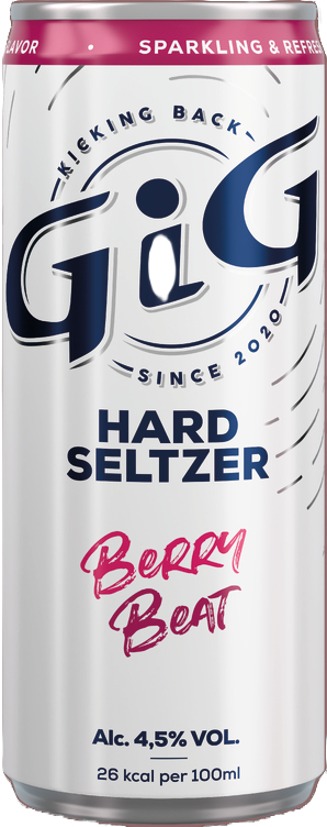 GIG Hard Seltz Berry blik Tray 12x25 cl 4,5%