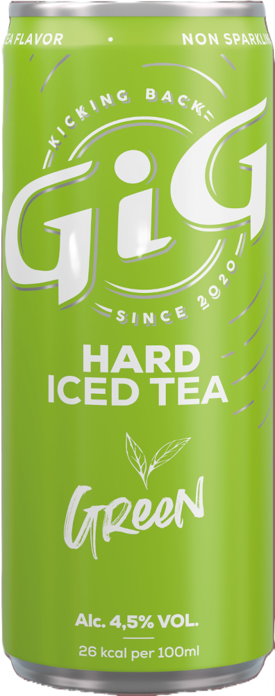 GIG Hard Iced Tea Green blik Tray 12x25 cl 4,5%