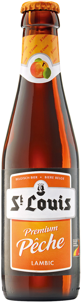 St. Louis Premium Peche Krat 24x25 cl 2,6%