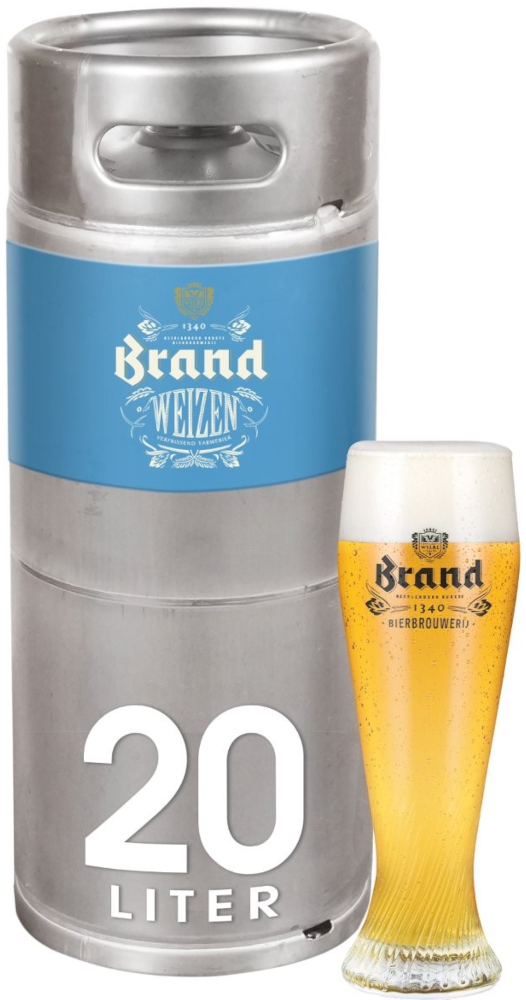 Brand Weizen Fust 20 ltr 5%
