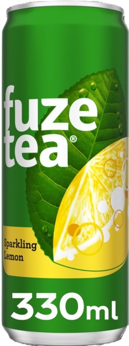 Fuze Tea Sparkling Sleek blik Tray 24x33 cl
