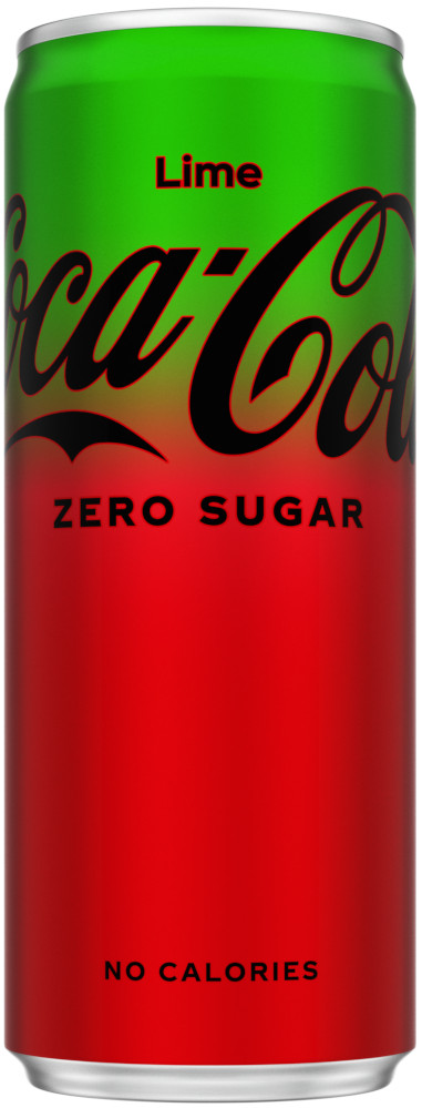 Coca Cola Zero Lime blik Tray 12x25 cl